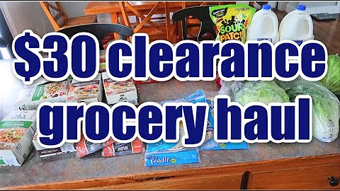 $30 Clearance Grocery Haul | March 2020 | Feeding a Large Family on a Budget during the Pandemic