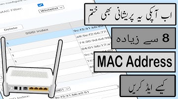 8 Se Ziyada MAC Address Add karny ka tareqa 2024 | MAC Address Add kese karty hain