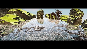 InfiniSPLAT - Adapting the system to the latest Unity 2023.3, Dynamic river