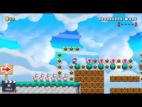 I made a TAS in SMM2 that has 6 pixel-perfect jumps and more