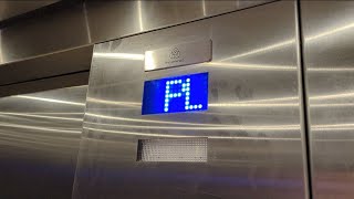 TKE Evolution MRL traction elevator @ The Central Riverfront Garage | Cincinnati, OH 