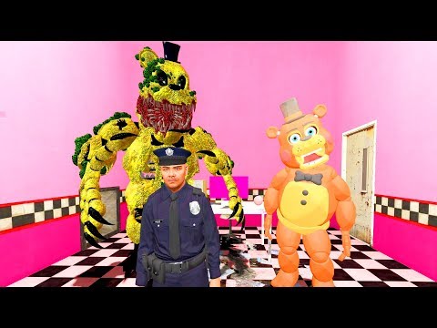 Видео: АНИМАТРОНИКИ ПУГАЮТ ОХРАННИКА FNAF COOP ► Garry's Mod