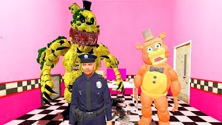 АНИМАТРОНИКИ ПУГАЮТ ОХРАННИКА FNAF COOP ► Garry's Mod