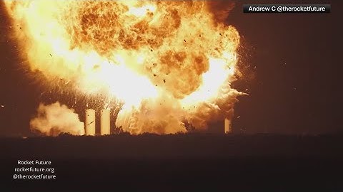 SpaceX Starship Explosion in South Texas