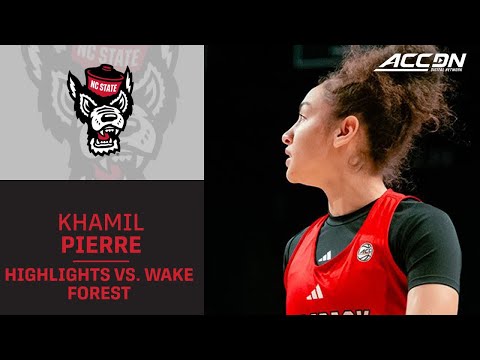 NC State's Khamil Pierre Dominant In Win Over Wake Forest