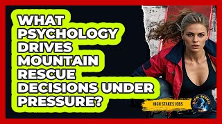 What Psychology Drives Mountain Rescue Decisions Under Pressure? - High Stakes Jobs