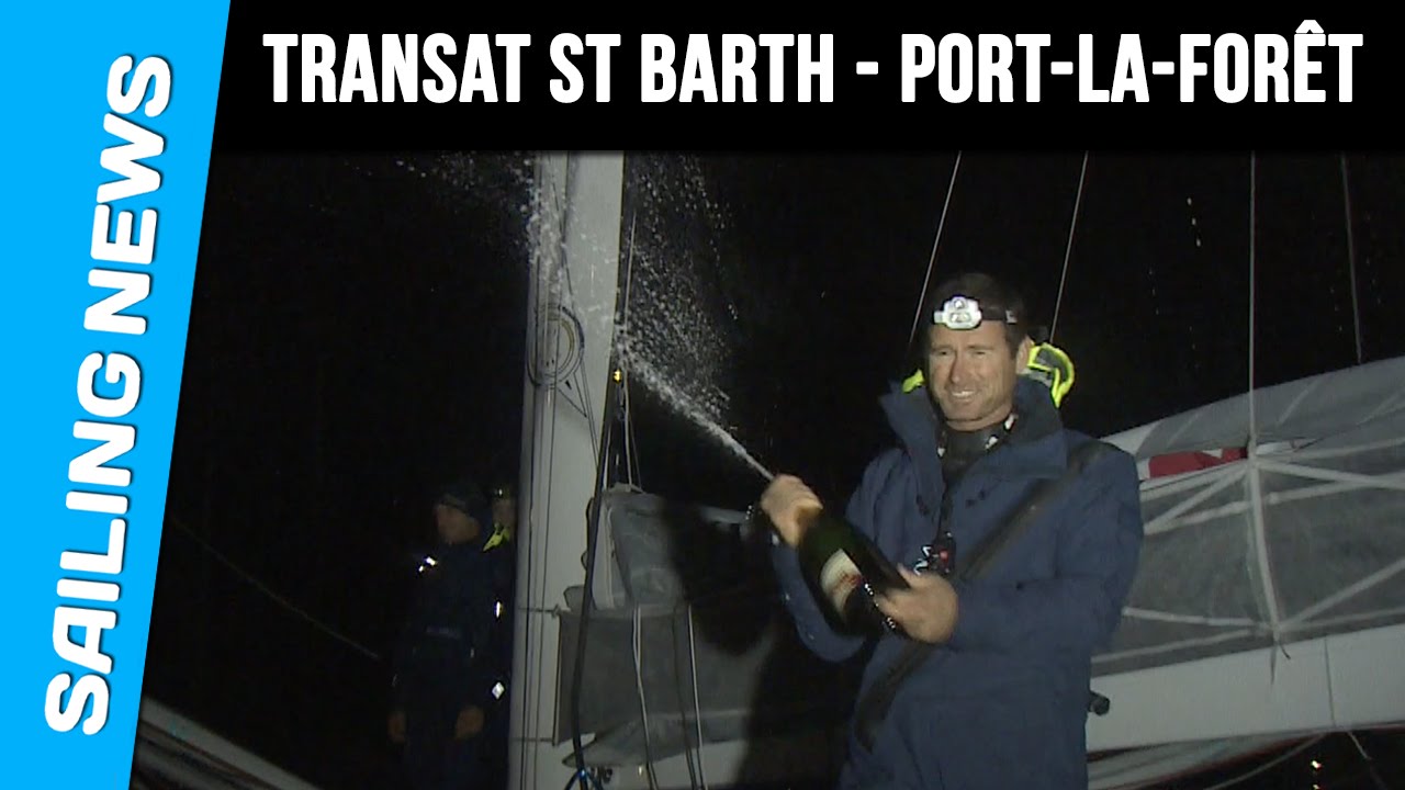 Victoire de Sébastien Josse - Transat St Barth Port-la-Forêt