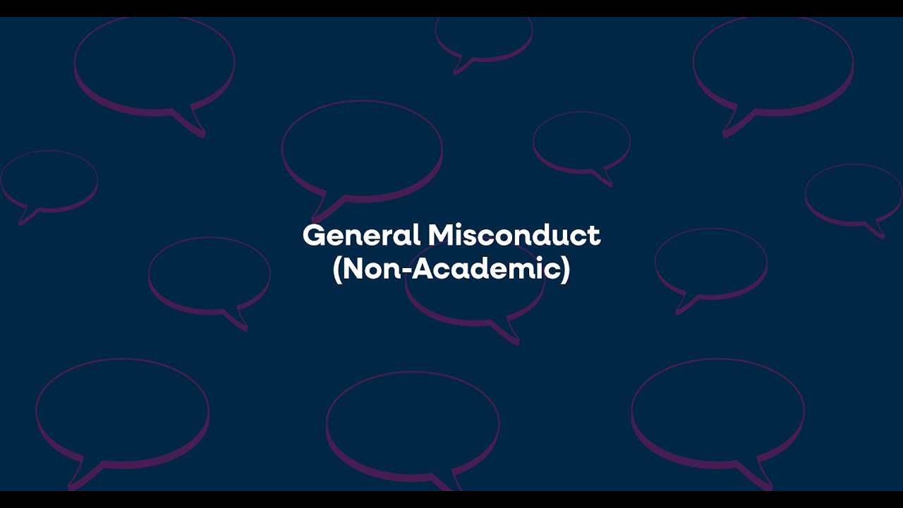 General Misconduct (Non-Academic)