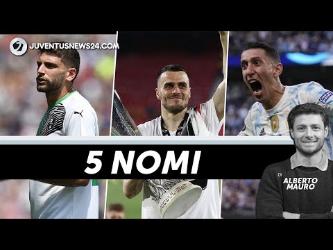Calciomercato Juve, da Di Maria a Berardi: i 5 nomi del momento - VIDEO 1 Da DI MARIA a BERARDI: i 5 nomi intorno ai quali si sta muovendo il CALCIOMERCATO della JUVE