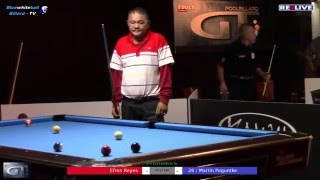 14/1 Efren Reyes vs Martin Poguntke Money Game German Tour 2015/2016