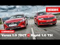 2020 Hyundai Verna 1.0 turbo vs Skoda Rapid 1.0 TSI | Comparison | OVERDRIVE
