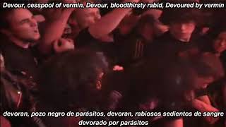 Cannibal Corpse Devoured by Vermin LIVE subtitulada en español (Lyrics)