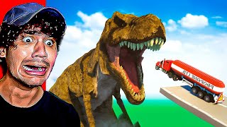Reagindo A Carros Vs T-Rex Teardown