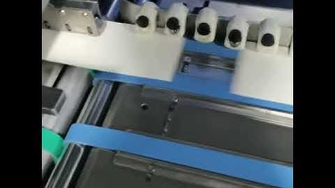 Apply triangle double sided tape on the Folding carton box.