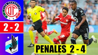 TOLUCA PIERDE 2 - 4 EN PENALES ANTE MINNESOTA POR LA LEAGUES CUP | REY DEPORTIVO