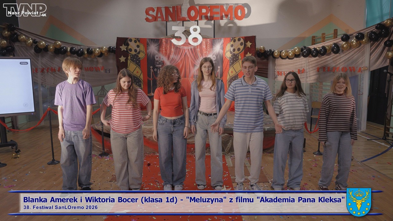 Blanka Amerek i Wiktoria Bocer (klasa 1d) - 38. Festiwal SanLOremo.