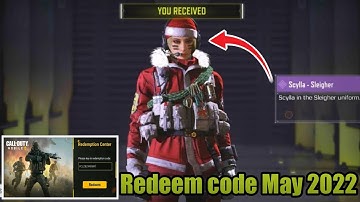 May 27 Redeem code codm 2022 | cod mobile Redeem code 2022 | Today Redeem code 2022 codm Garena