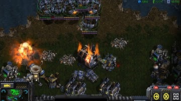 StarCraft Remastered 1v7  ▶  𝐓𝐞𝐫𝐫𝐚𝐧 𝐯𝐬 𝟐 𝐙𝐞𝐫𝐠 / 𝟑 𝐏𝐫𝐨𝐭𝐨𝐬𝐬 / 𝟐 𝐓𝐞𝐫𝐫𝐚𝐧  (vs 7 Computers)