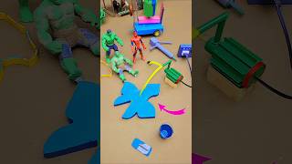 Mini handpump science project with blue concrete mixer &amp; diy tractor cow farm |No.518🔥 #shorts #yt