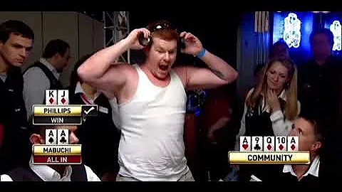 Royal Flush vs Quad Aces! 2008 WSOP