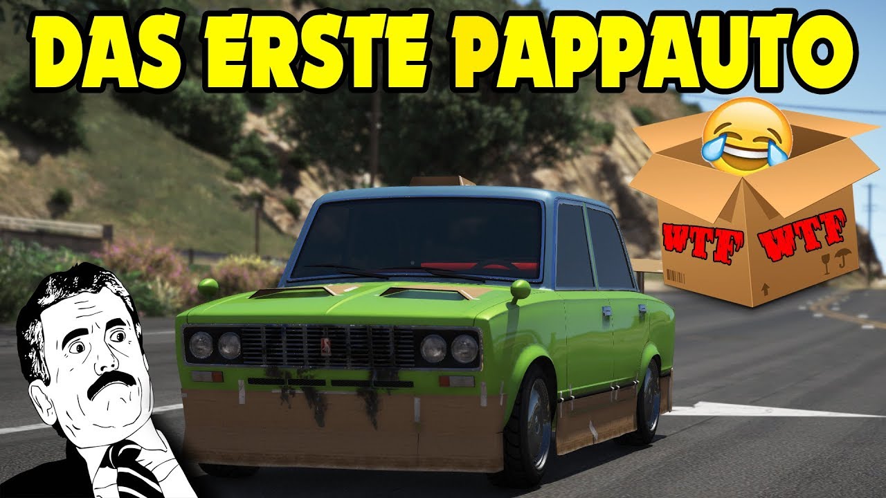 Gta 5 Online Heftiger Shit Das Erste Pappauto Youtube