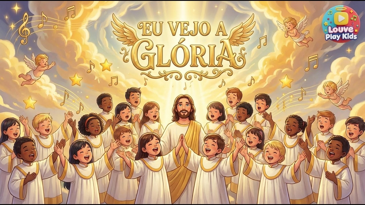 ✨ EU VEJO A GLÓRIA (Mega Coral Kids) |  Louve Play Kids