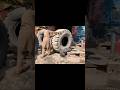 Repairing a Huge Old Caterpillar Monster Tire Sidewall 🔥