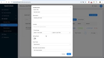 Calendar Integration Features Demo