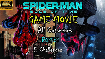 Spider-Man: Edge of Time - All Cutscenes, Bosses & Challenges (Game Movie) 4K