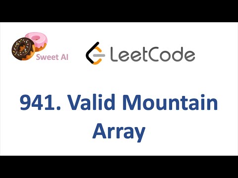 LeetCode Q 941. Valid Mountain Array