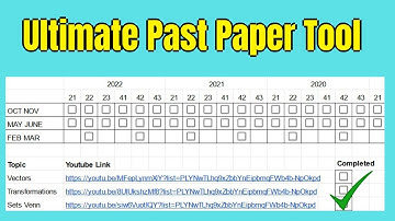 iGCSE Maths Past Paper Checklist: Your Ticket To A* Grades