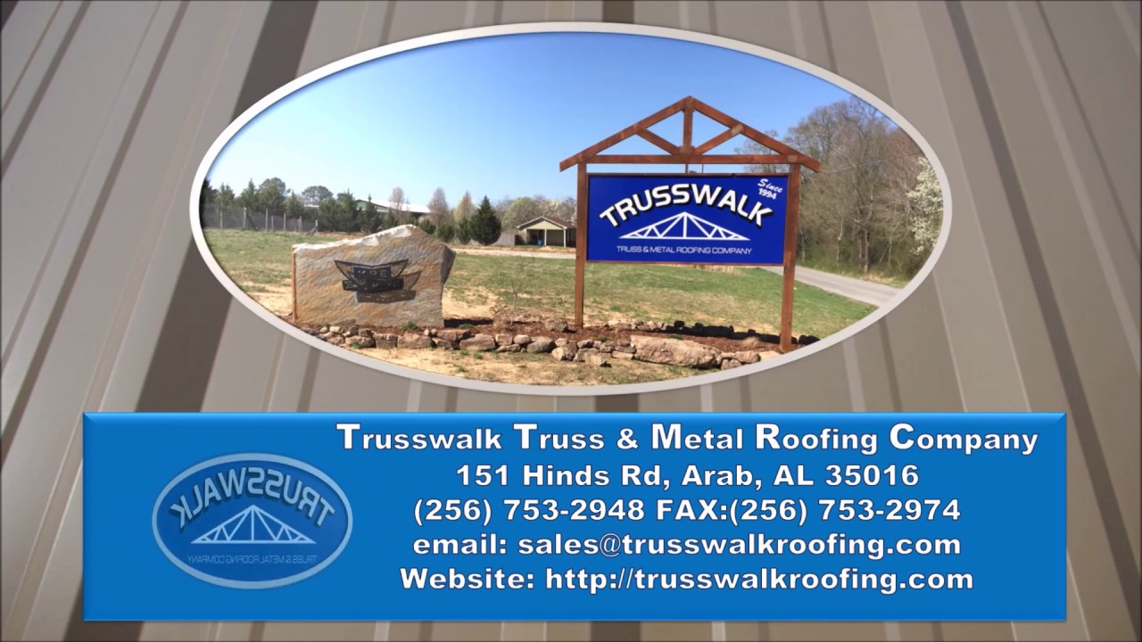 Trusswalk Truss & Metal Roofing Pole Barn Kits Oneonta, AL