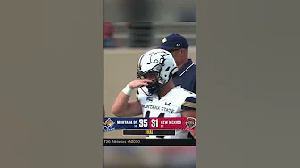 the 1-0 moment 👏  #experienceelevated #montanastate #bobcats #fcs #football #upset #ncaa thumbnail