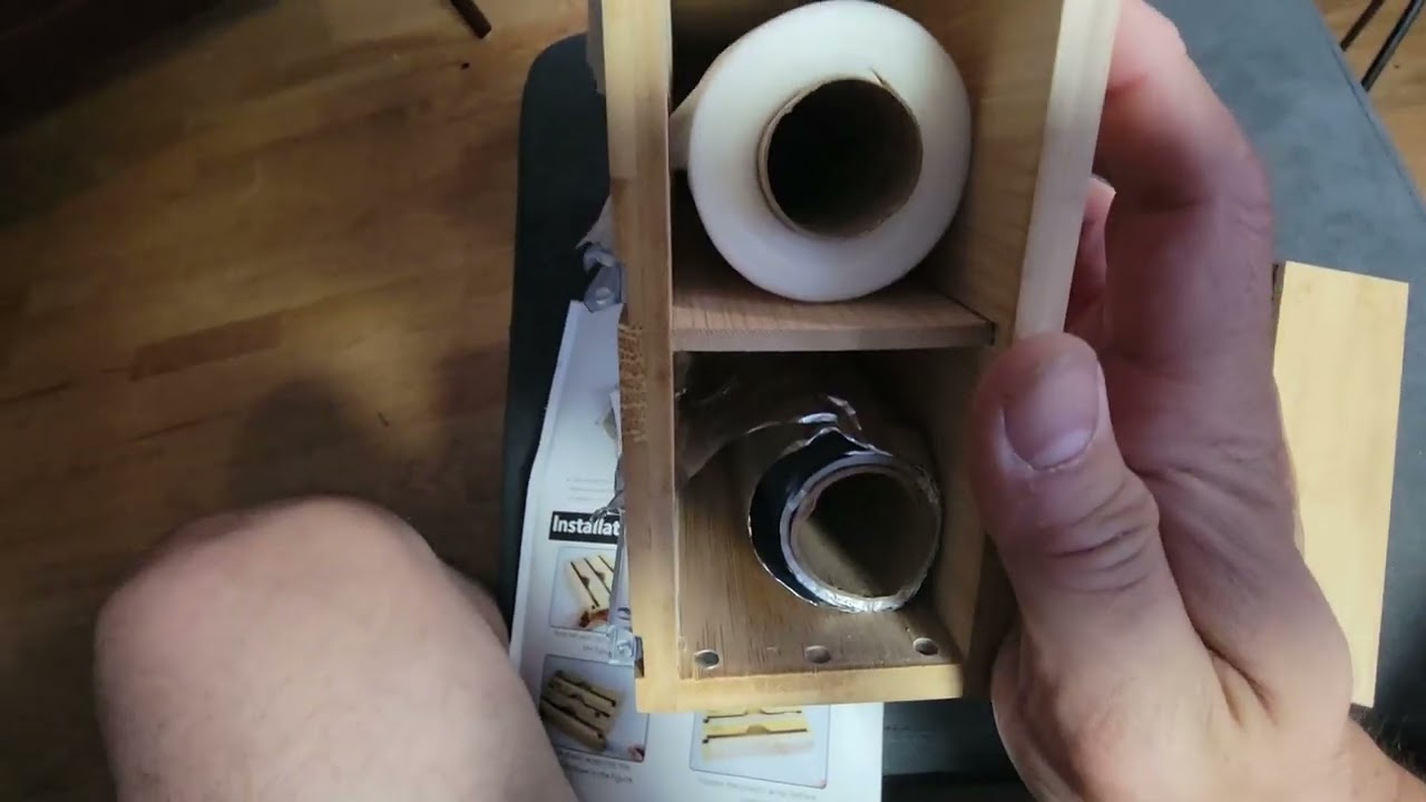 Foil and Plastic Wrap Organizer with Cutter - YouTube