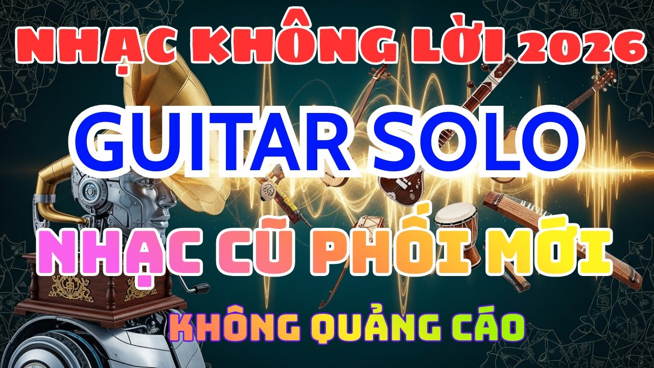 NHẠC KHÔNG LỜI 2026 | GUITAR SOLO | THƯ GIÃN | MỚI NHẤT
