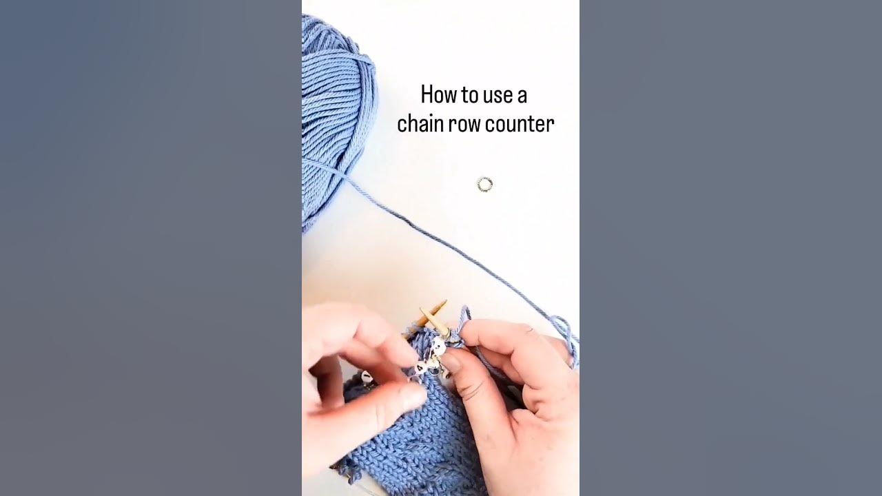 How to Use your Knitting Row Counter 