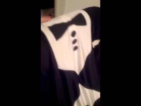 Tuxedo morphsuit size