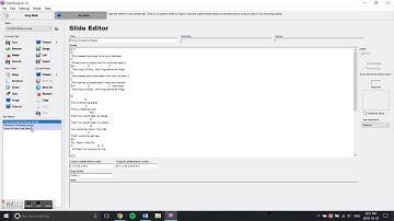 Open Song: Creating a Set