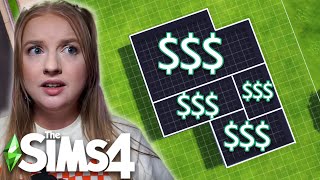 The Sims 4 but Every Room is a Random SIZE and the Exact Same Budget | Build Challenge