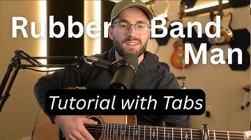 Thumbnail of Rubber Band Man | Guitar Tutorial | Mumford and Sons with Hozier (Fingerpicking riff)