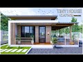 Tiny house design  5m x 75m with 2bedroom simple life