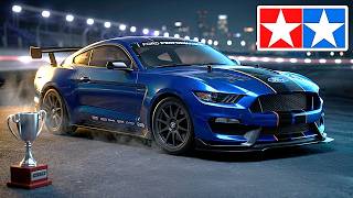 Tamiya Mustang GT4 RC Car Unboxing and Road Test!