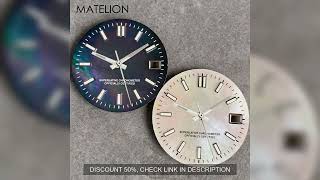 Mother of Pearl Watch Dial for NH35 NH36 NH38 NH70 NH71 NH72 Movement Baton Makers 29mm Luminous DJ