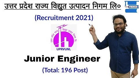 UPRVUNL Junior Engineer Recruitment 2021||Mechanical, Electrical & Electronics||