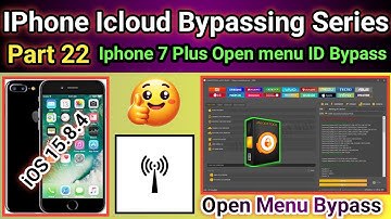 IPhone 7 Plus Open Menu ID remove done by unlock tool iOS 15.8.4 with network | Part-22 | 2025