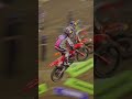 The battle is back on this weekend in Birmingham! #supercross #elitomac #hunterlawrence #shorts