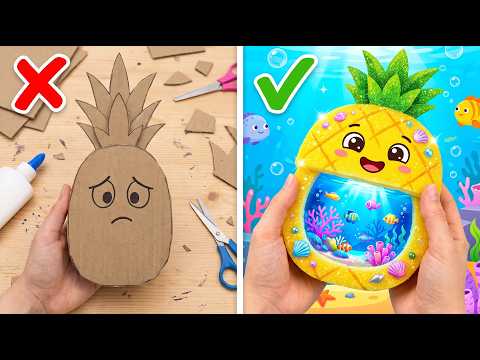 I Made An Underwater Pineapple Fish House! 🍍🐠 DIY Aquarium For Mermaids!