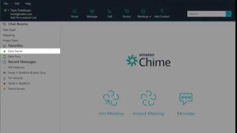 Amazon Chime Chat Overview