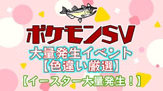 【ポケモン色違い厳選】ポケモンSV　色違いポケモン厳選　イースター大量発生を狙う！　#ねこじゃけゲーム実況