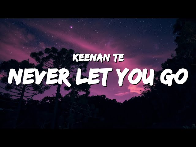 Keenan Te - Never Let You Go (Lyrics) class=